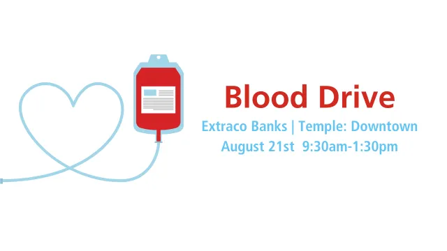 Blood drive at Temple Downtown Extraco Banks