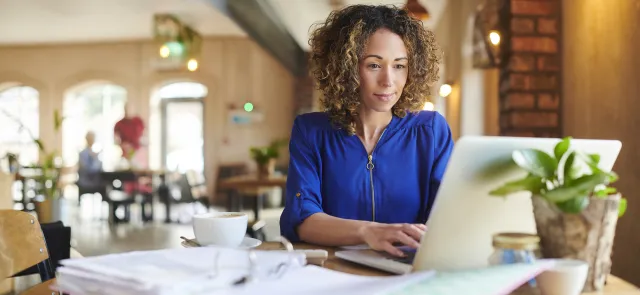 Woman on laptop